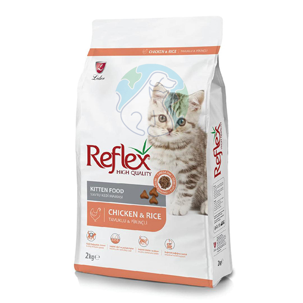 غذای خشک بچه گربه مرغ و برنج Reflex